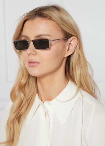 KÍNH MẮT NAM NỮ RAYBAN AUTH  PHOM CHỮ NHẬT MẢNH – GỌNG KIM LOẠI THANH LỊCH