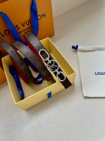 THẮT LƯNG  NỮ L*V  ICONIC HAI MẶT MONOGRAM REVERSE*