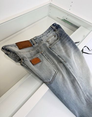 QUẦN JEANS NAM DG* PHOM STRAIGHT RỘNG VỪA WASH VINTAGE