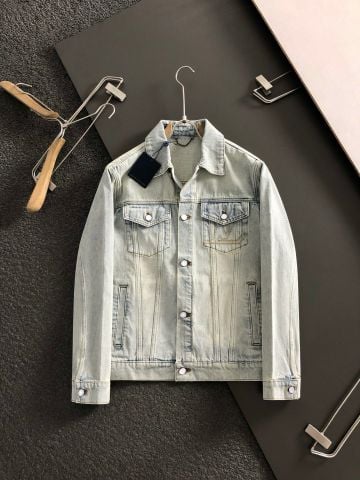ÁO KHOÁC JEANS NAM L*V * WASH XANH NHẠT