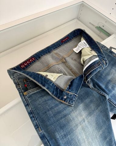 QUẦN JEAN NAM GC DÁNG ỐNG ĐỨNG WASH NHẸ TÔN FORM