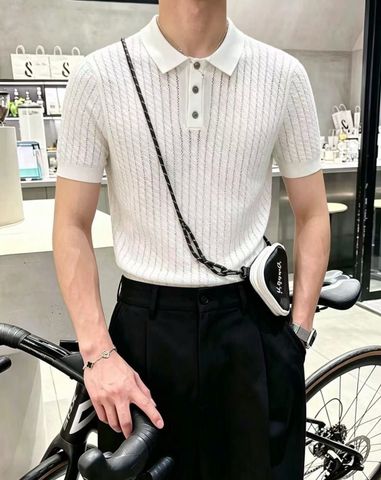 ÁO POLO NAM L P DỆT KIM OPEN-KNIT PHONG THÁI TINH GỌN ĐẲNG CẤP