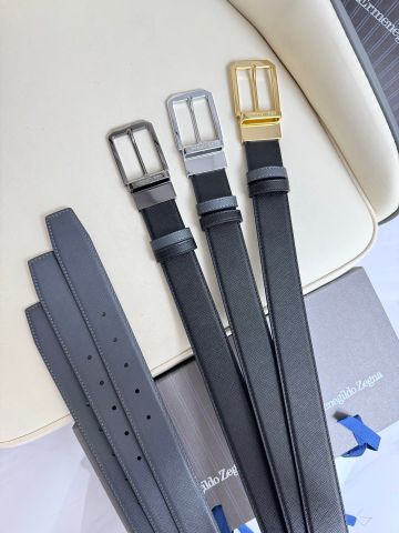 THẮT LƯNG NAM KHÓA KIM XOAY 2 MẶT DA BÒ VÂN SAFFIANO BẢN 3.5CM