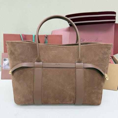 TÚI SHOPPER NAM NỮ LP GHIERA LARGE DA BÊ NUBUCK VÂN HẠT
