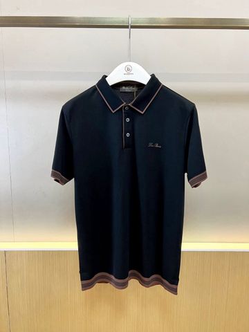 ÁO POLO NAM L P – CỔ VIỀN TƯƠNG PHẢN, COTTON PIQUE DỆT MẮT