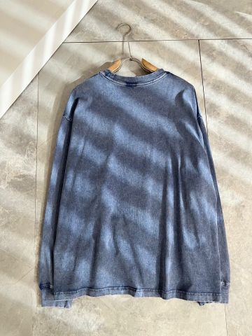 ÁO NỈ NAM NỮ LOE* – DENIM WASH ĐÍNH PHA LÊ LOGO