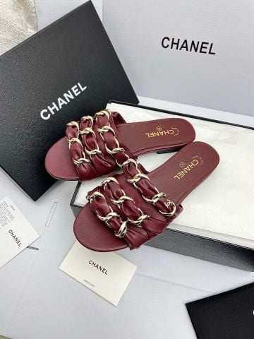 DÉP NỮ CN XÍCH KIM LOẠI BẢN TO PHOM THANH LỊCH DỄ DIỆN