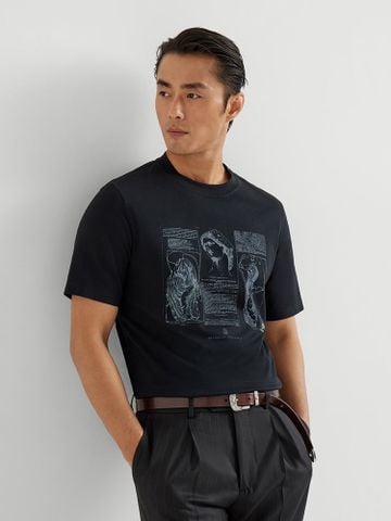 ÁO THUN NAM BC IN ART PRINT NGHỆ THUẬT FORM GỌN CAO CẤP