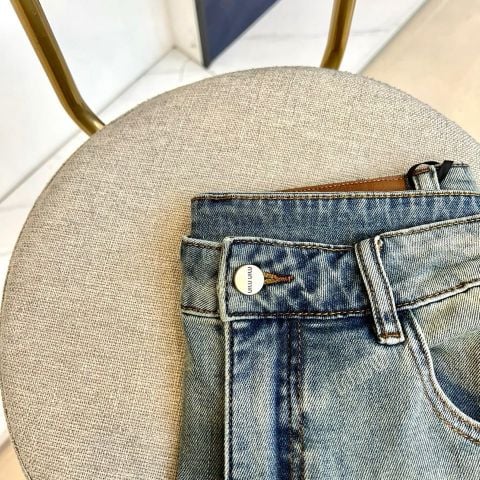 QUẦN JEANS NAM M M PHOM ỐNG ĐỨNG WASH BẠC CỔ ĐIỂN