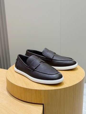 GIÀY MOCCASSIN NAM H M FREESTYLE DA BÊ EPSOM HERITAGE PHOM ÊM