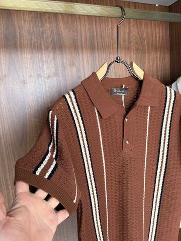 ÁO POLO NAM LP DỆT KIM JACQUARD HỌA TIẾT KIM CƯƠNG SANG TRỌNG