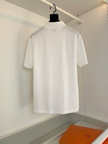 ÁO POLO NAM H M DÒNG H EMBROIDERED COTTON PIQUÉ THÊU H NGỰC PHOM GỌN THANH LỊCH