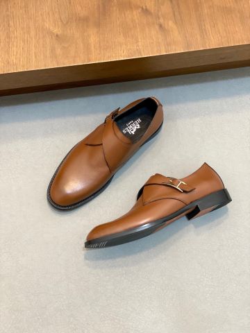 GIÀY NAM HERM* MONK-STRAP KELLY BUCKLE – DA BÊ PHỦ LÌ
