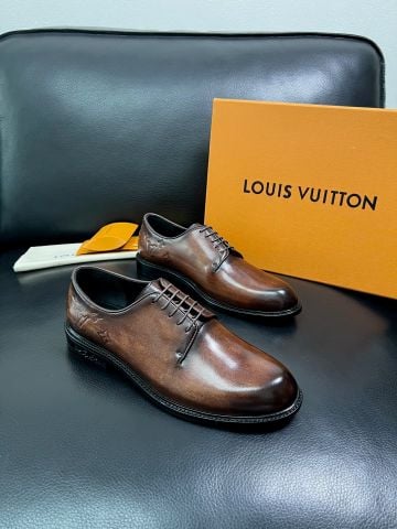 GIÀY NAM LV* OXFORD PATINA NÂU/ĐEN