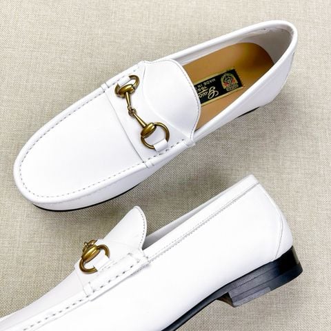 GIÀY NAM GUCC* LOAFER BIT TRẮNG LIMITED EDITION