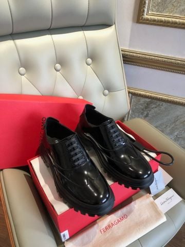 GIÀY NAM DERBY FERR* DA BÓNG LUG SOLE – DÁNG MẠNH MẼ,