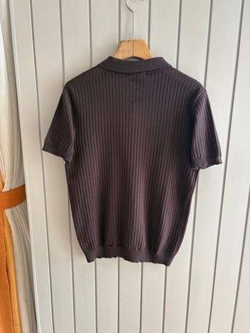 ÁO POLO NAM DỆT KIM HỌA TIẾT NỔI CỔ BẺ THANH LỊCH