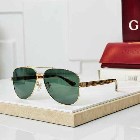 KÍNH MẮT NAM NỮ GC DÁNG AVIATOR GỌNG KIM LOẠI THANH MẢNH CÀNG HỌA TIẾT