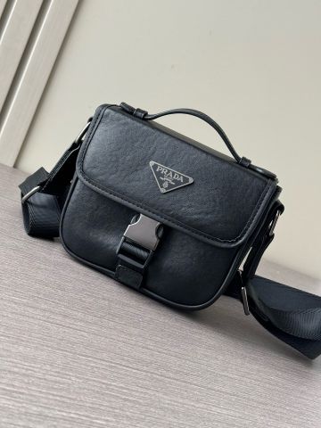TÚI ĐEO CHÉO NAM P R D DÁNG MINI MESSENGER DA BÊ VÂN TỰ NHIÊN PHOM HỘP GỌN
