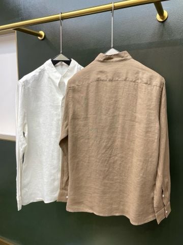 SƠ MI NAM L P LINEN CAO CẤP – CỔ MỞ ANDRÉ, PHOM CASUAL TAILORING