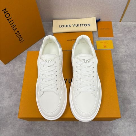 GIÀY NAM SNEAKER SR — DA BÒ Ý TONE XANH THAN/GHI, P