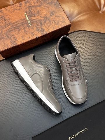 GIÀY SNEAKER NAM SR DA BÒ NGUYÊN TẤM PHOM TỐI GIẢN SANG TRỌNG