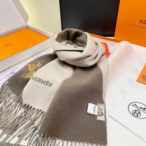 KHĂN LEN NAM NỮ HERM* SONG MÀU THÊU NGỰA CAO CẤP