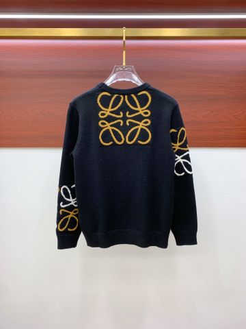 ÁO LEN UNISEX LOEW* ANAGRAM JACQUARD 2-TONE