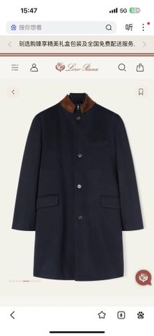 ÁO MĂNG TÔ NAM L P MARTINGALA – SINGLE-BREASTED, CỔ HAI LỚP, CASHMERE PHA LEN