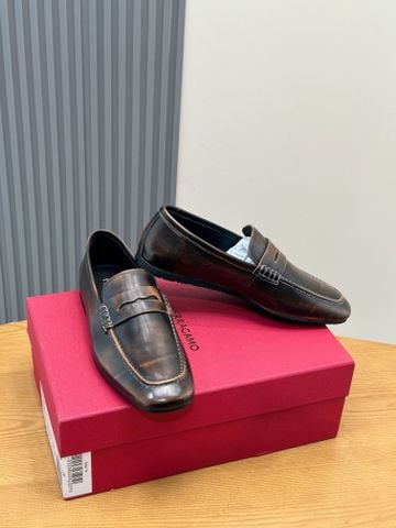 GIÀY LOAFER NAM F E R PENNY MOCASSIN DA BÊ VÂN NHĂN PHOM SMART-CASUAL LỊCH LÃM