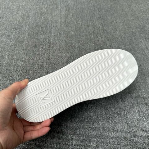LOAFER NAM LV PACIFIC MAXI DAMIER KNIT, PHOM SLIP-ON THỜI TRANG