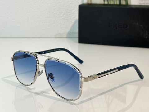 KÍNH NAM FR* KHUNG CHỮ NHẬT 60–13, GỌNG KIM LOẠI MẠ ÁNH VÀNG/BẠC –