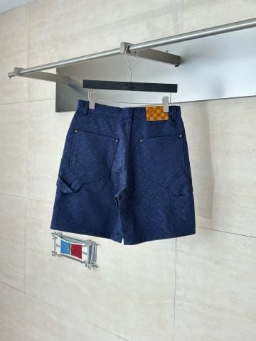 BỘ DENIM JACQUARD NAM L V SƠ MI NGẮN TAY & QUẦN SHORT WORKWEAR