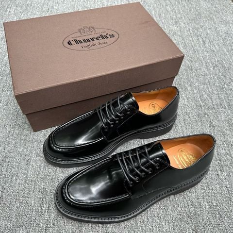 GIÀY DERBY NAM C H LYMINGTON MOC-TOE DA BÊ BÓNG , ĐẾ CAO 4.5CM