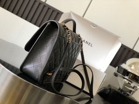 BALO NAM NỮ CN PHOM MINI BACKPACK CHẦN Ô TRÁM – DA BÓNG SANG TRỌNG