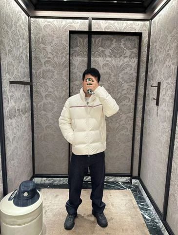 ÁO KHOÁC PHỒNG NAM MONCL* BOUVAQUE – MICRO CHIC, CỔ ĐỨNG, SỌC 3 MÀU