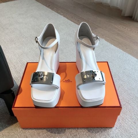 Sandal nữ đế xuồng Herme*s – Kelly “Éclair