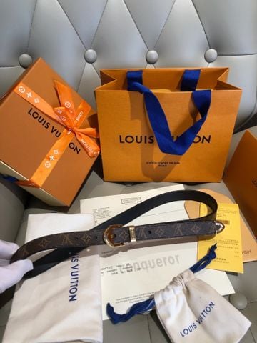 THẮT LƯNG NỮ LV* MONOGRAM BẢN NHỎ 2CM KHÓA VÀNG/BẠC TINH XẢO SIÊU TÔN DÁNG