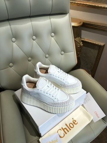 GIÀY SNEAKER NỮ C L NAMA PLATFORM HAND-STITCHED – ĐẾ GÂN CAO BẢN, PHOM CHUNKY SPORTY-LUXURY CỰC ĐẸP