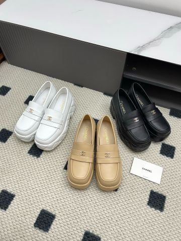 GIÀY NỮ CHAN*L LOAFER ĐẾ QUILTED 9 CM TÔN DÁNG