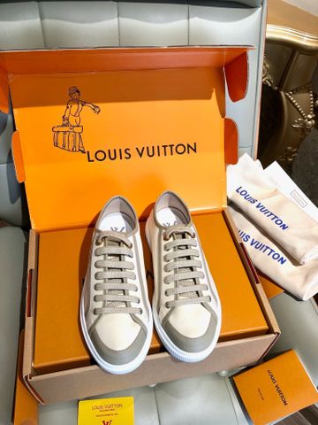 GIÀY THỂ THAO NỮ L V LAGOON CANVAS MONOGRAM THÊU CHỮ SIGNATURE