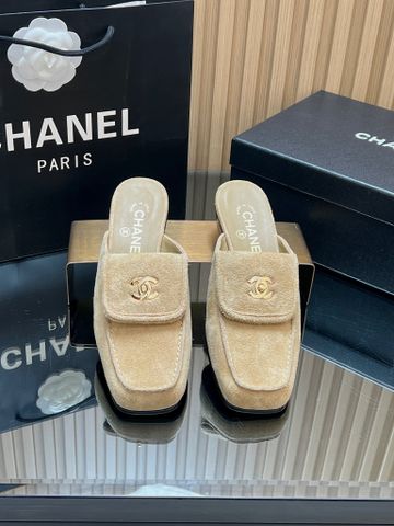 GIÀY SỤC NỮ CN PHOM LOAFER MŨI VUÔNG KHÓA DOUBLE C THANH LỊCH TINH TẾ