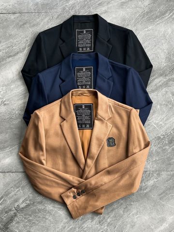 ÁO BLAZER NAM BRUN* CUCIN* – LEN LÔNG CỪU CAO CẤP, PHOM Ý THANH LỊCH
