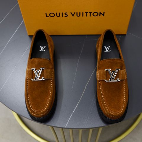 Giày loafer nam L*V  Classic Suede Da lộn
