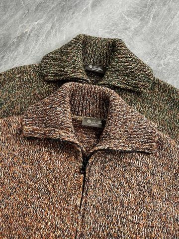 ÁO LEN NAM LP* MELANGE CỔ BẺ – THU ĐÔNG 2025, PHOM DÀY ĐẦM