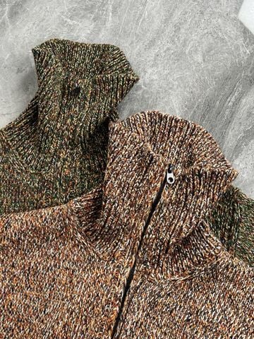 ÁO LEN NAM LP* MELANGE CỔ BẺ – THU ĐÔNG 2025, PHOM DÀY ĐẦM