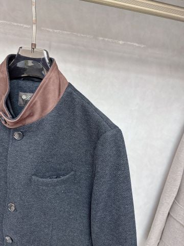 ÁO KHOÁC NAM LP* CỔ KHĂN TƯƠNG PHẢN