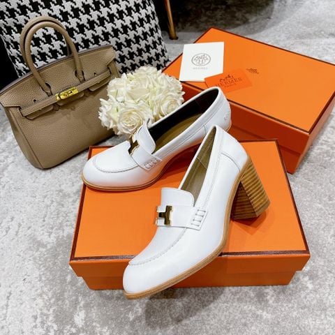 GIÀY NỮ HERM* CAO GÓT H LOGO TỐI GIẢN THANH LỊCH