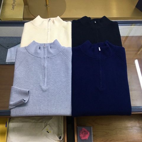 ÁO LEN NAM BC* NỬA CỔ ZIP – DỆT MẬT ĐỘ 6 LỚP