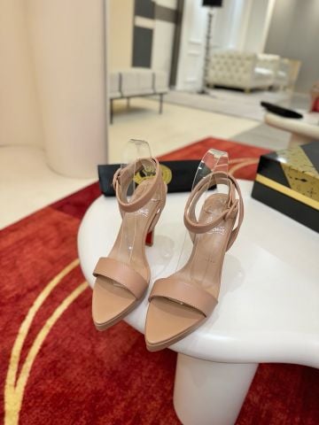SANDAL CAO GÓT NỮ LBT FANNYLOVE ALTA 120MM QUAI DA GỢI CẢM ĐẾ ĐỎ BIỂU TƯỢNG